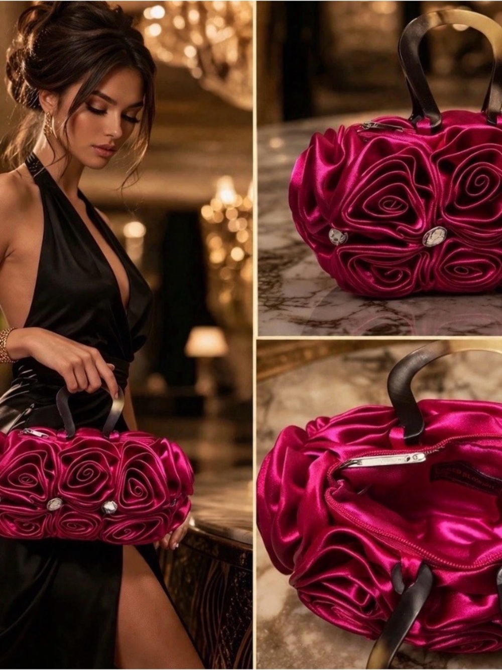 Hot pink cute purse